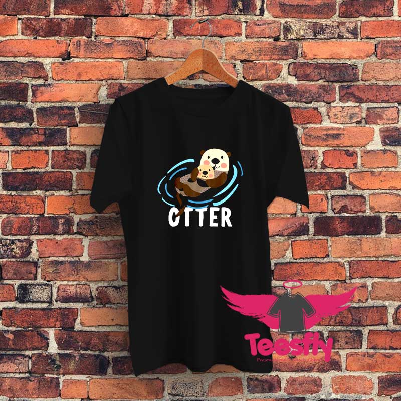Kids Otter For Boys Or Girls Cute Graphic T Shirt