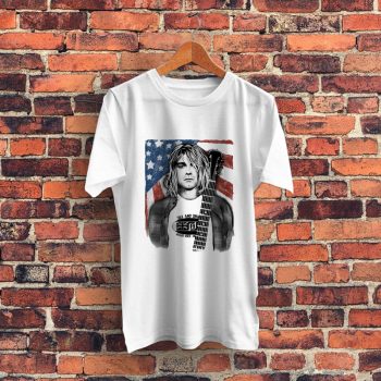 Kurt Cobain Portrait Nirvana Band Graphic T Shirt