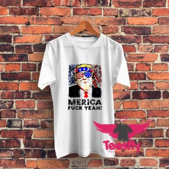 Merica Fuck Yeah Graphic T Shirt