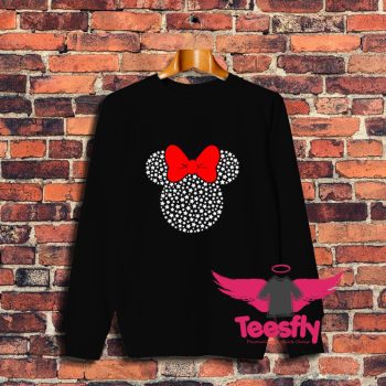 New Disney Minnie Mouse Stars Americana Sweatshirt