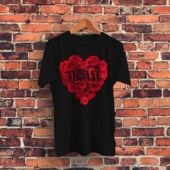 Nirvana Rose Band Graphic T Shirt