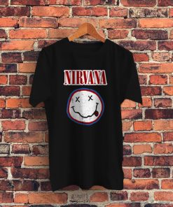 Nirvana Smiley Colours Graphic T Shirt