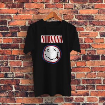 Nirvana Smiley Colours Graphic T Shirt