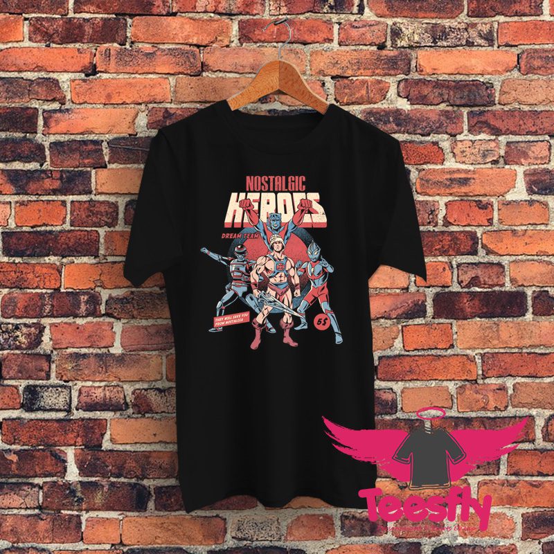 Nostalgic Heroes Dream Team Graphic T Shirt