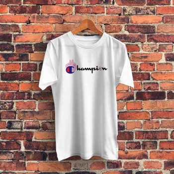 Peppa Pig X Champion Parody Graphic T Shirt