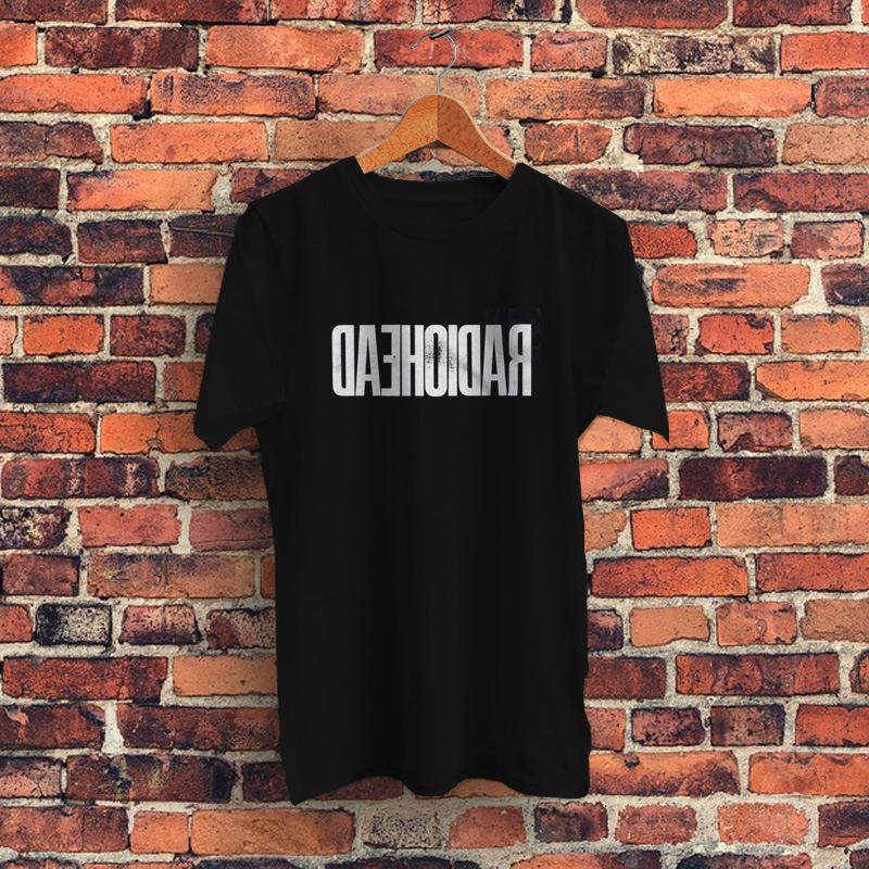 Retro Reverse Radiohead Graphic T Shirt