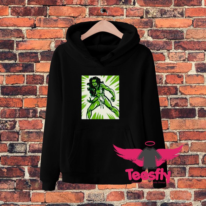 She Hulk Comics Half Nude Hoodie On Sale