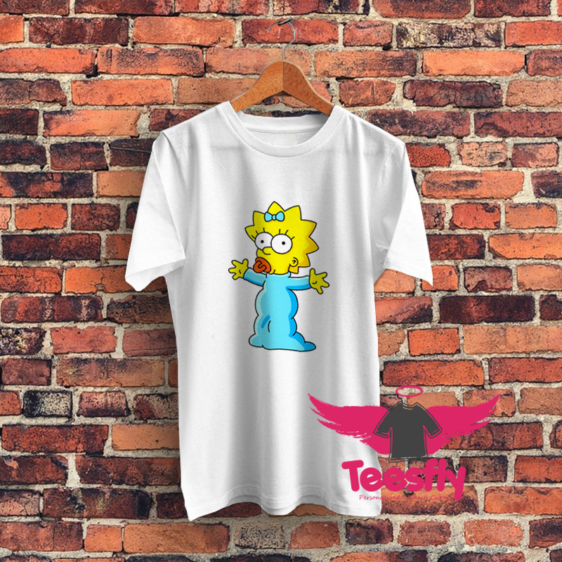 Simpsons Family Character Maggie Baby Graphic T Shirt