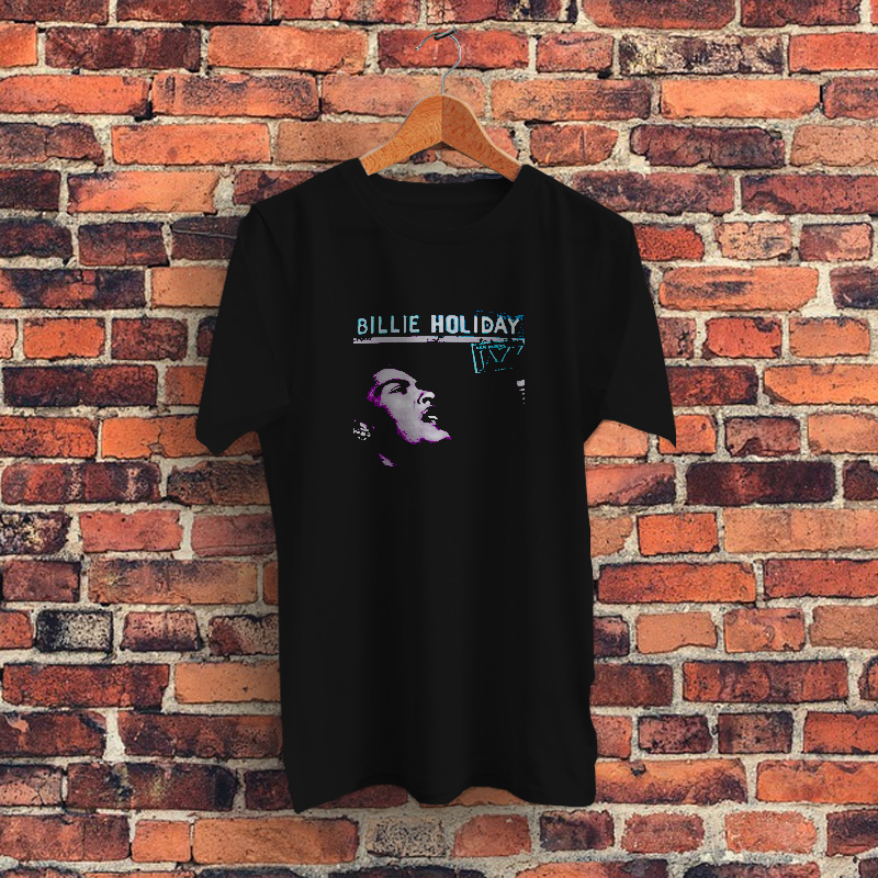 Singer Billie Holiday Graphic T Shirt