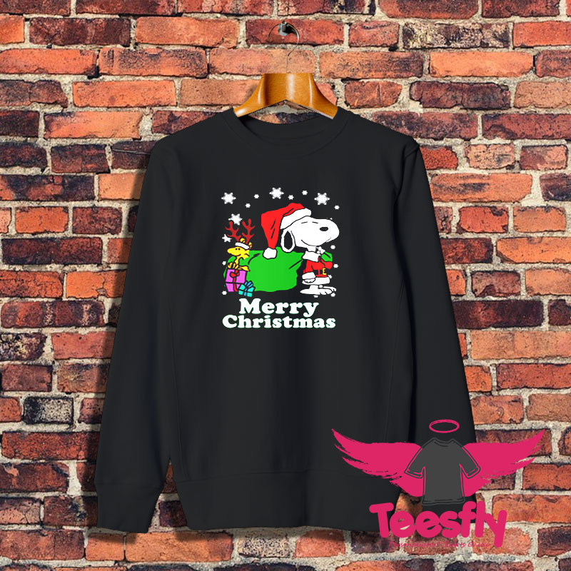 Snoopy woodstock christmas Sweatshirt 1