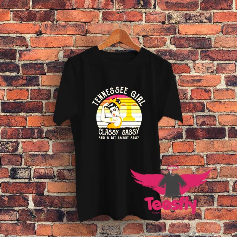 Tenneee Strong Girl Clay Say Graphic T Shirt