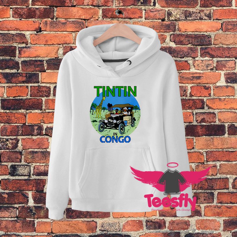 Tintin In Congo Hoodie On Sale