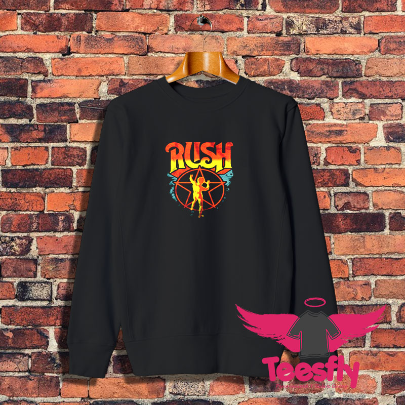 Vintage Rush Album Cover Art Starman Sweatshirt 1