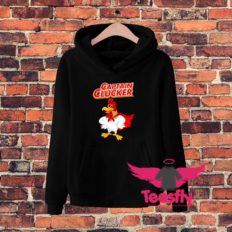 Cheap Captain Clucker Chicken Superhero Hoodie