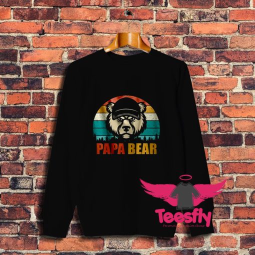 Cheap Papa Bear Father Day Sweatshirt