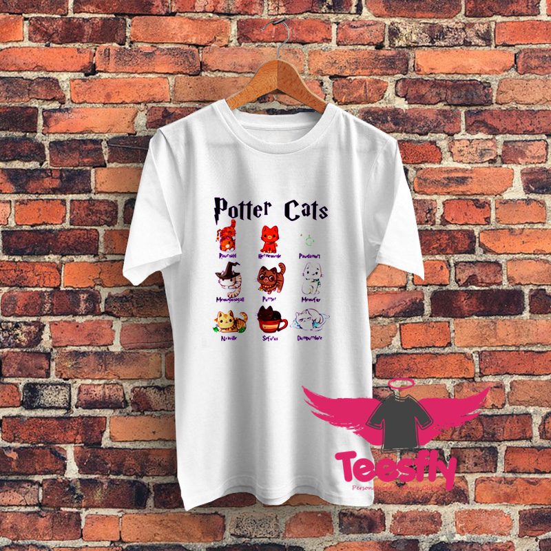 Classic Potter Cats Cute Harry Potter T Shirt