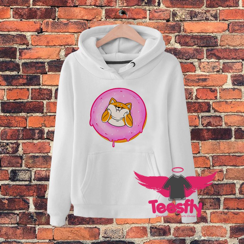 Cool Donut Buddy Shiba Inu Hoodie