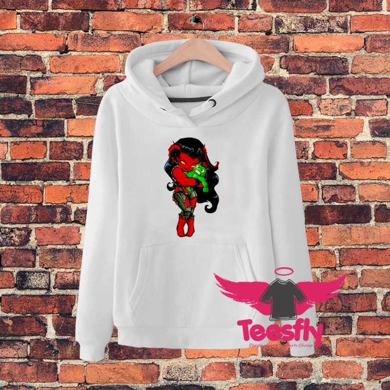 Cue She Hulk Red Kid Hulk Hoodie