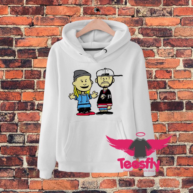 Cute Jay And Silent Bob Cartoon Hoodie