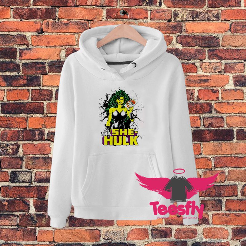 Funny Marvel She Hulk Comic Hoodie