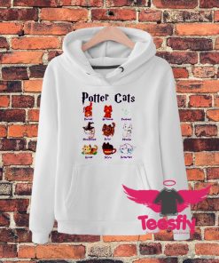 Funny Potter Cats Cute Harry Potter Hoodie