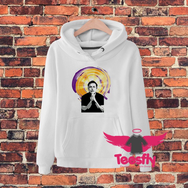 God Elon Musk Fan Art Hoodie