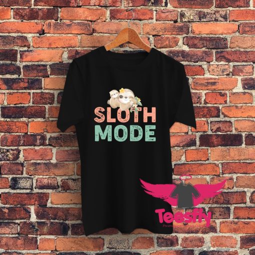 Vintage Sloth Mode T Shirt