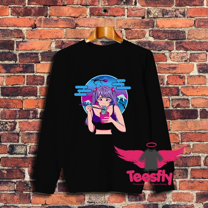 Anime Girl Ramen Sweatshirt
