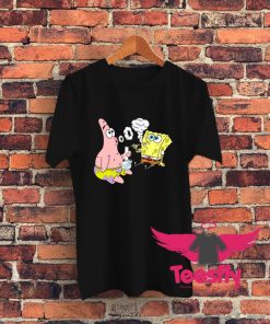 Cheap Spongebob and Patrick Smoking T Shirt