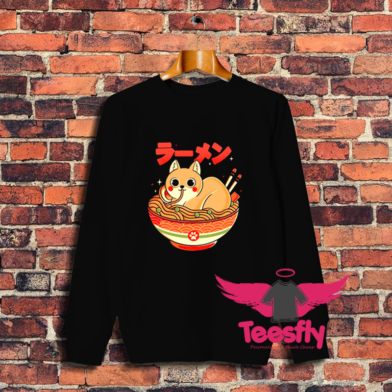 Cool Ramen Cat Sweatshirt
