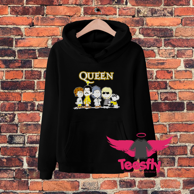 Snoopy Joe With The Queen Band Hoodie