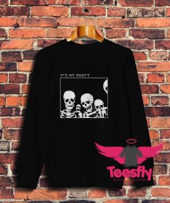 Awesome Its My Party Skeleton Halloween Sweatshirt