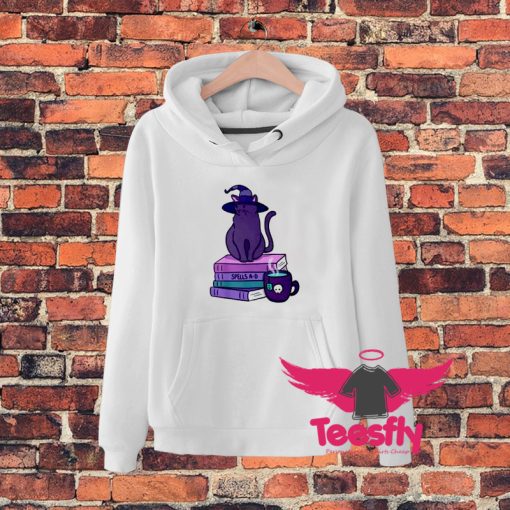 Cute Cat Witch Halloween Hoodie