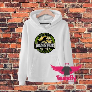 Jurassic Park Left Chest Park Staff Logo Hoodie