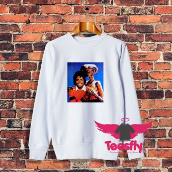 Michael Jackson and Et Funny Sweatshirt