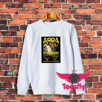 Vintage Abba 49Th Anniversary Sweatshirt
