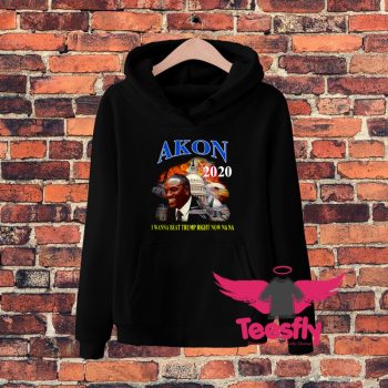 Akon I Wanna Beat Trump Right Na Na Hoodie