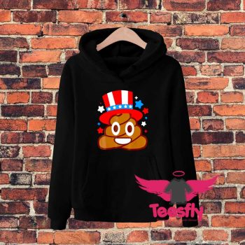 American Poop Emoji Hoodie