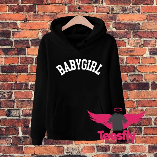 Baby Girl Jersey Quote Hoodie