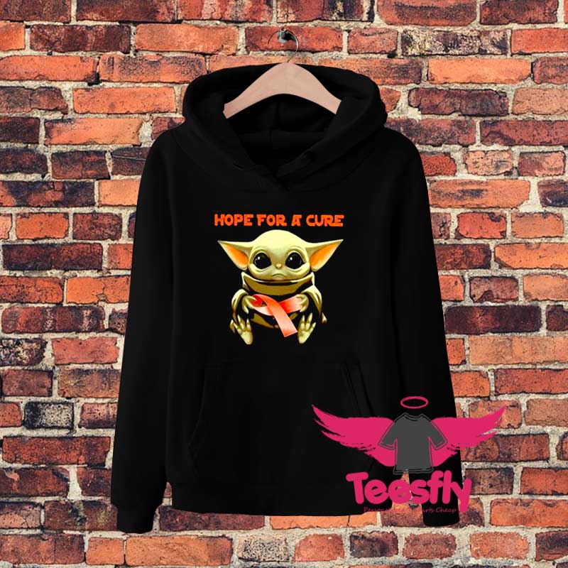 Baby Yoda Hope For A Cure sa Hoodie