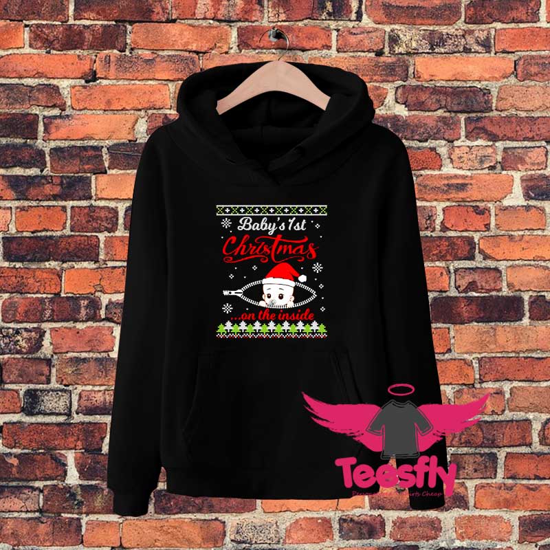 Babys St Christmas On The Inside Hoodie
