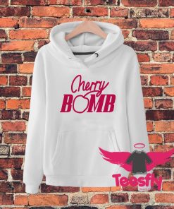 Cherry Bomb Pink Quote Hoodie