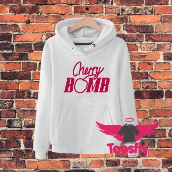 Cherry Bomb Pink Quote Hoodie