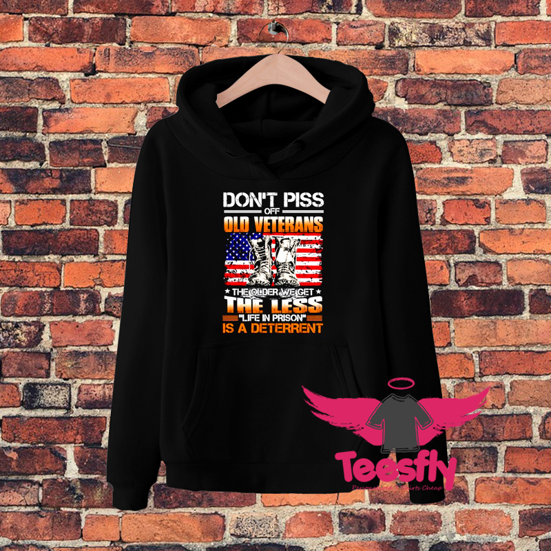 Dont Pi Off Old Veterans Hoodie
