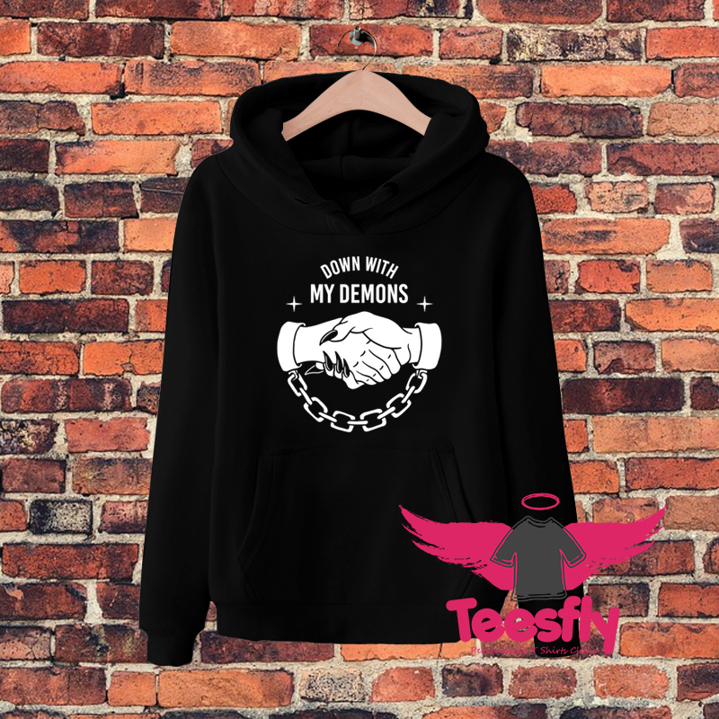 Down With My Demons Hand Hoodie