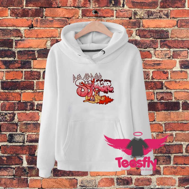 Girls Def Leppard Pour Some Sugar On Me Hoodie