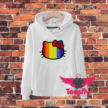 Hello Kitty Rainbow Stripe Hoodie