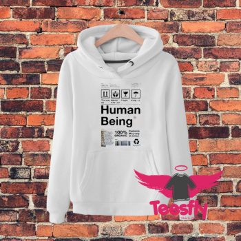 Human Being Organic Logo Hoodie