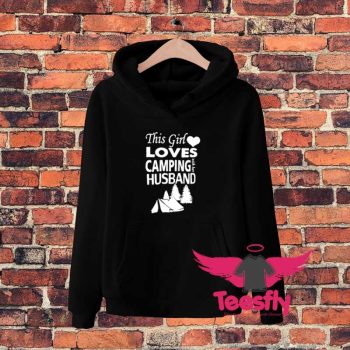 Husband and Wife Couples Camping Hoodie