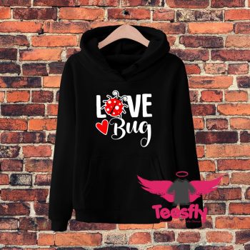 Love Bug Party Ladybug Valentine Day Hoodie